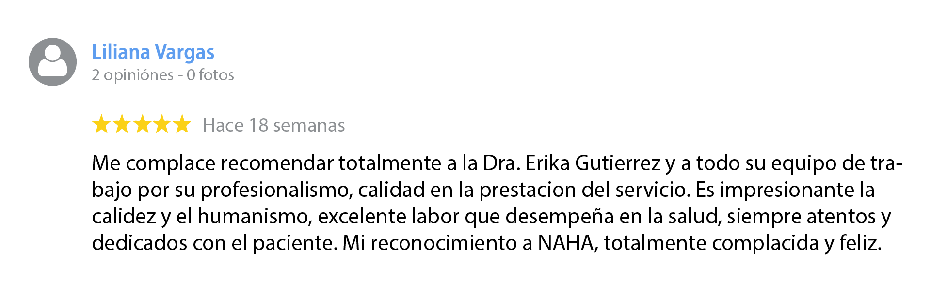 Paciente felices
